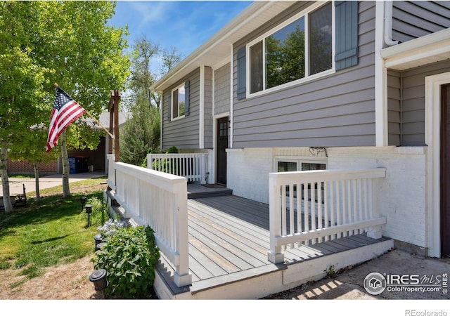 518 Whitmore Ct, Johnstown, CO 80534 - view of deck