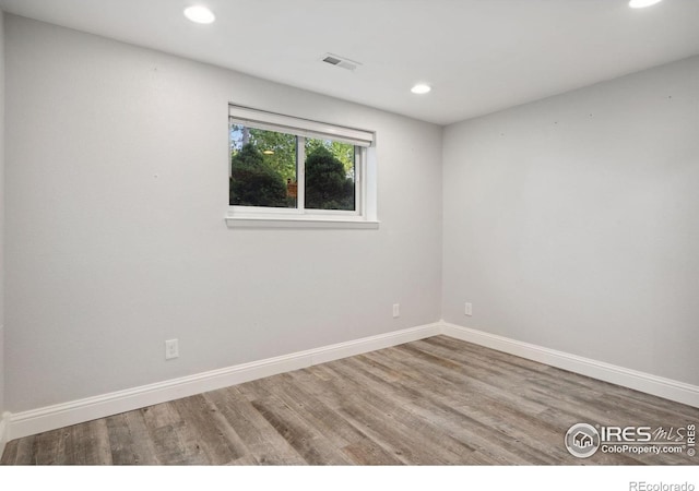 518 Whitmore Ct, Johnstown, CO 80534 - spare room featuring recessed lighting, wood finished floors, and baseboards