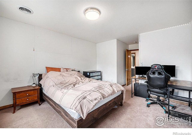 13971 Telluride Dr, Broomfield, CO 80020 - bedroom with light carpet and an office area