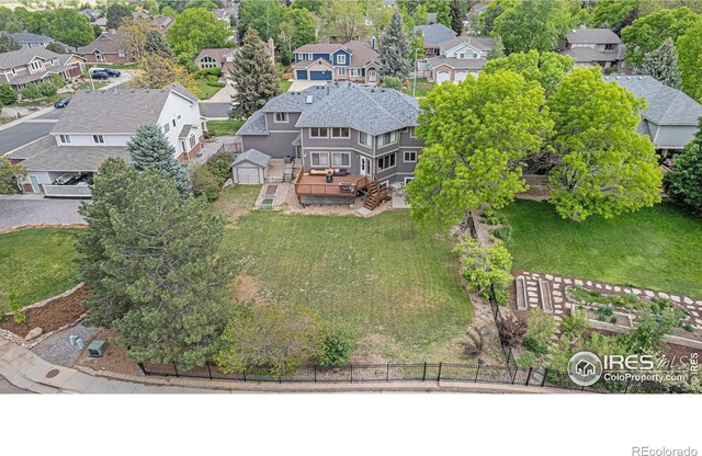 13971 Telluride Dr, Broomfield, CO 80020 - aerial perspective of suburban area