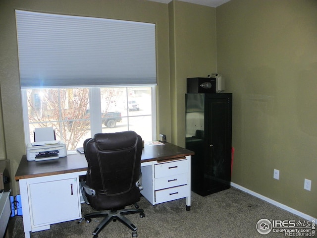 368 Mt Bross Ave, Severance, CO 80550 - office featuring dark carpet and baseboards