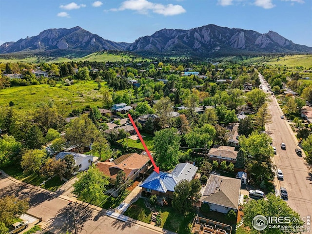 325 Colgate St, Boulder, CO 80305 - aerial view of a mountain backdrop