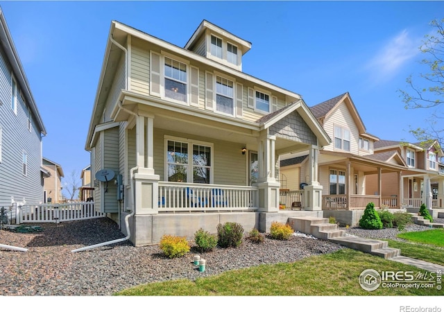2320 Clipper Way, Fort Collins, CO 80524 - view of front facade with covered porch