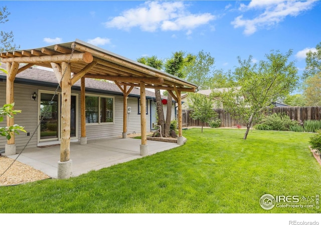 1805 Kinnikinnik Pl, Loveland, CO 80537 - view of yard featuring a patio