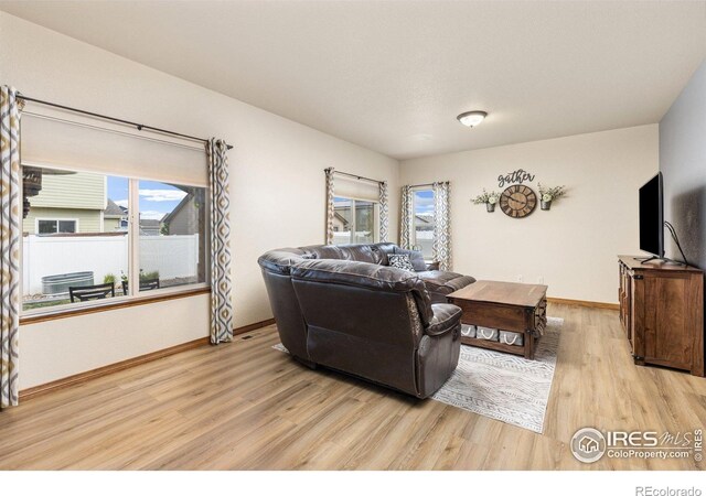 6848 Pettigrew St, Wellington, CO 80549 - living area featuring wood finished floors and baseboards