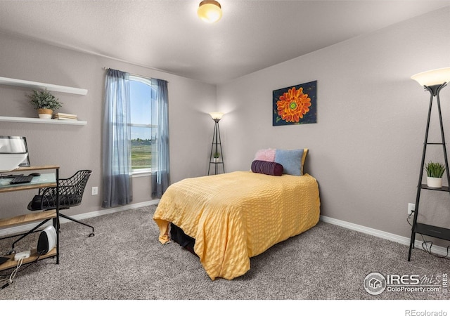 6681 6th St, Frederick, CO 80530 - carpeted bedroom featuring baseboards and an office area