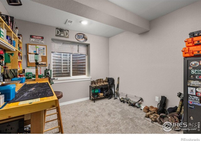 6681 6th St, Frederick, CO 80530 - carpeted office featuring baseboards