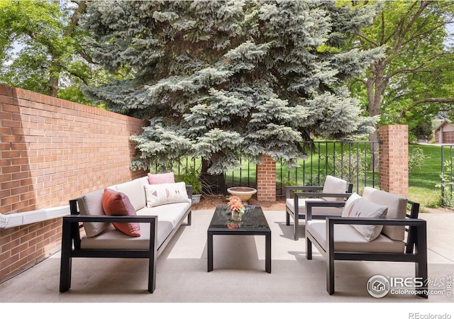 4924 Clubhouse Ct, Boulder, CO 80301 - view of patio featuring an outdoor living space