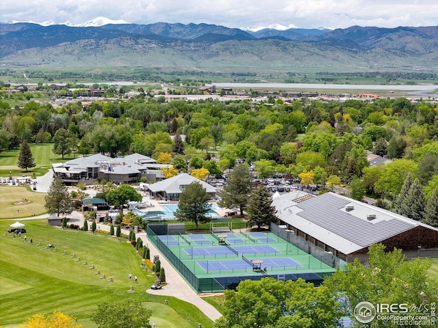 4924 Clubhouse Ct, Boulder, CO 80301 - drone / aerial view of a mountain backdrop