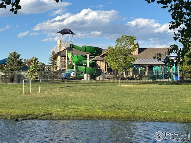 6722 Grainery Rd, Timnath, CO 80547 - community jungle gym with a water view