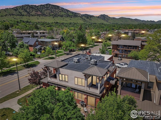 1203 High St, Boulder, CO 80304 - aerial view of mountains