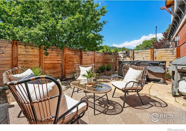 1203 High St, Boulder, CO 80304 - fenced backyard featuring a patio area