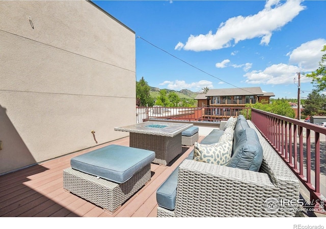 1203 High St, Boulder, CO 80304 - deck with outdoor lounge area