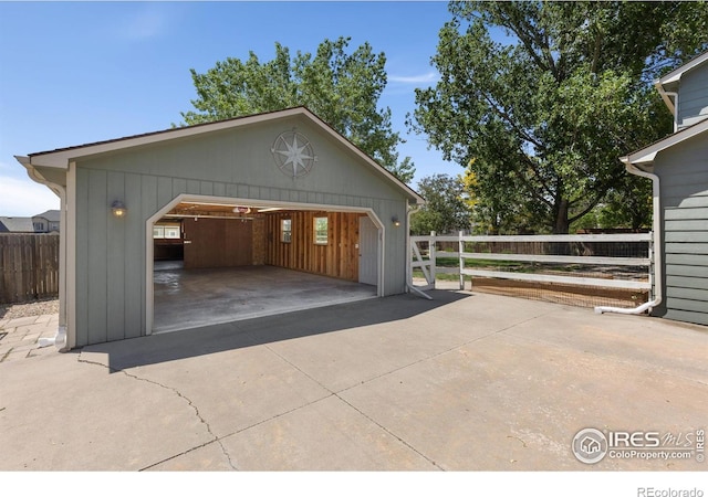 531 S 9th St, Berthoud, CO 80513 - view of detached garage