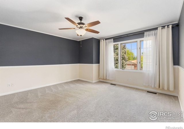531 S 9th St, Berthoud, CO 80513 - carpeted empty room with a ceiling fan and baseboards