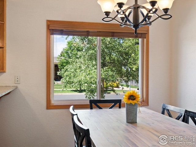 101 SE 2nd St, Berthoud, CO 80513 - dining area with a chandelier