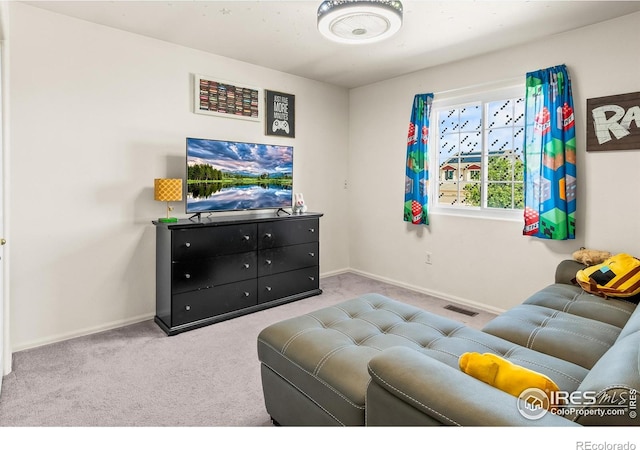 3255 Thundering Herd Way, Wellington, CO 80549 - carpeted living room featuring baseboards