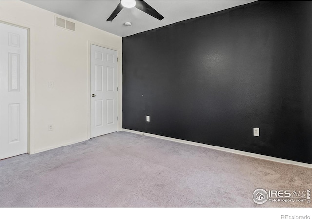 3255 Thundering Herd Way, Wellington, CO 80549 - carpeted spare room featuring ceiling fan and baseboards