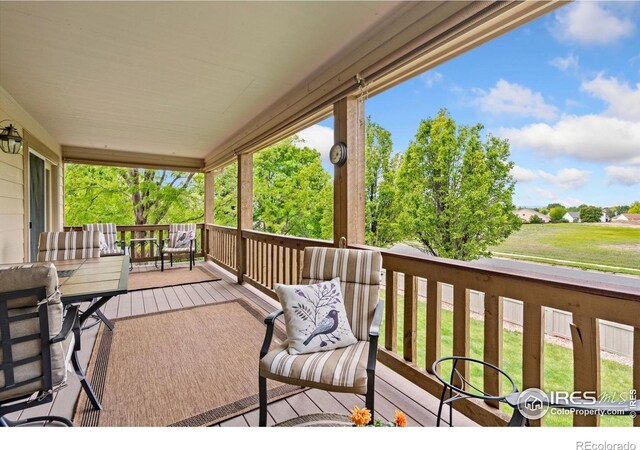 201 Timber Ridge Ct, Severance, CO 80550 - view of deck