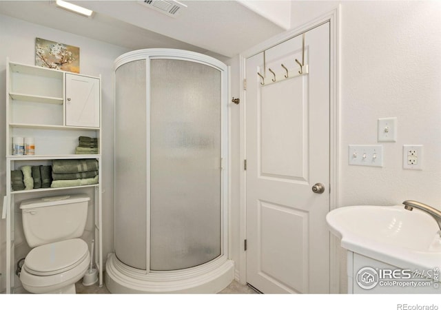201 Timber Ridge Ct, Severance, CO 80550 - full bathroom with a shower stall and toilet