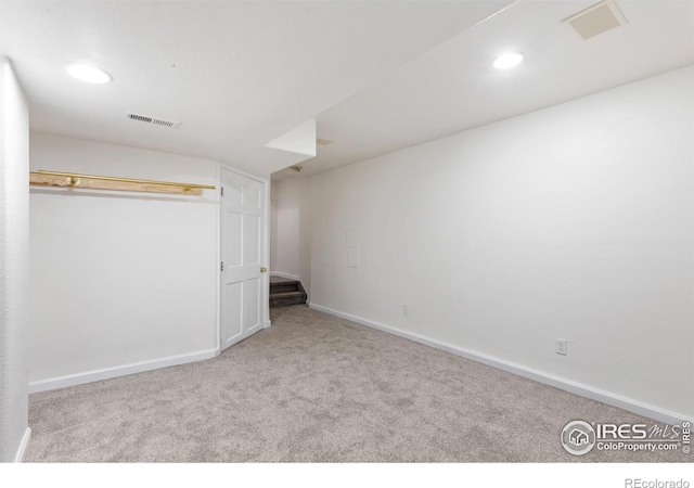 2982 W Long Dr # C, Littleton, CO 80120 - unfurnished bedroom featuring carpet, baseboards, and recessed lighting
