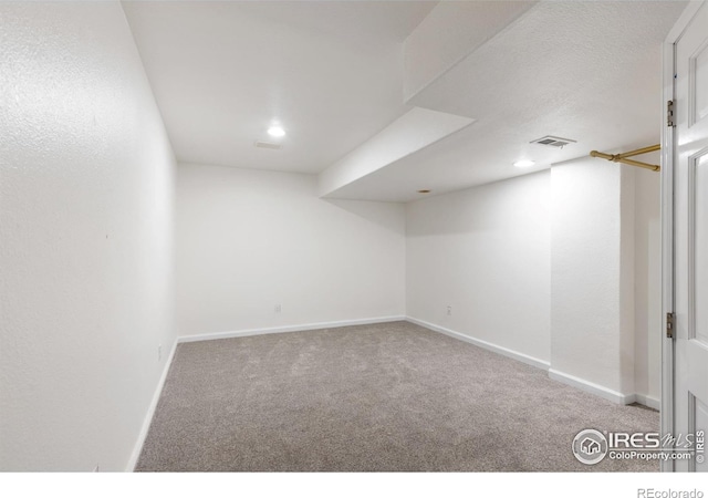 2982 W Long Dr # C, Littleton, CO 80120 - finished below grade area featuring carpet flooring, baseboards, and recessed lighting