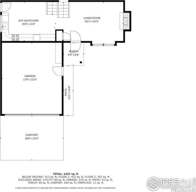 1512 Calkins Ave, Longmont, CO 80501 - floor plan / room layout