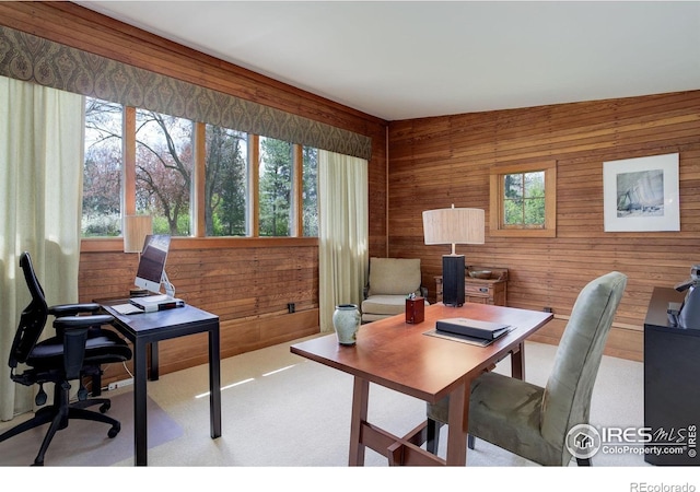 9445 Lykins Pl, Boulder, CO 80301 - carpeted office with wooden walls