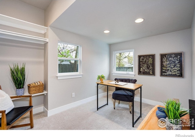 217 Locust St, Windsor, CO 80550 - carpeted office with recessed lighting and baseboards