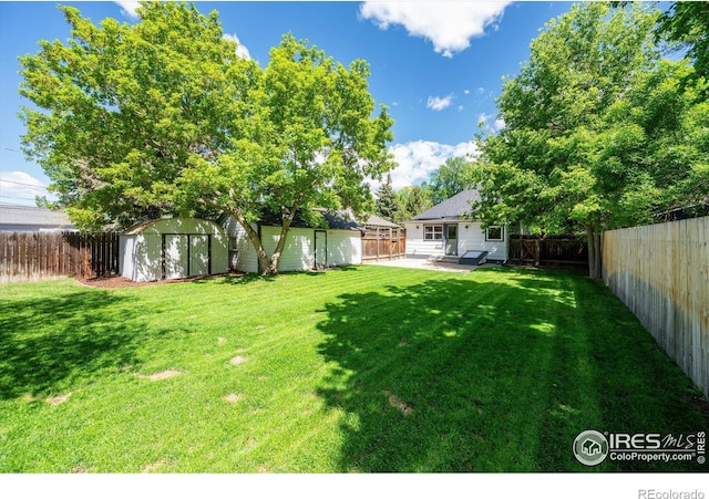 217 Locust St, Windsor, CO 80550 - view of yard with a patio area