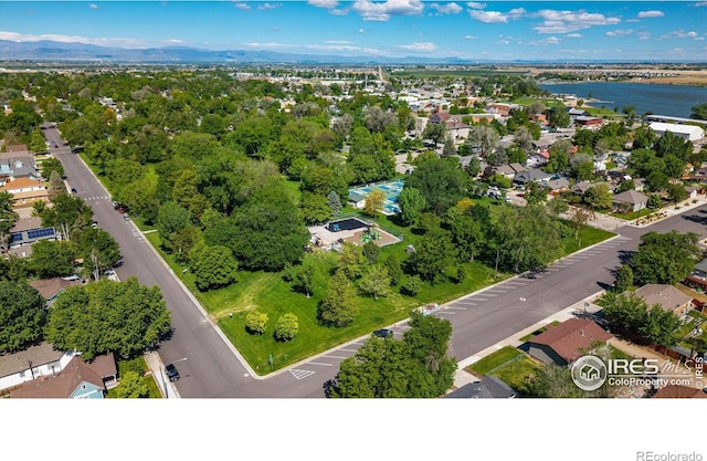 217 Locust St, Windsor, CO 80550 - aerial view of residential area with a large body of water