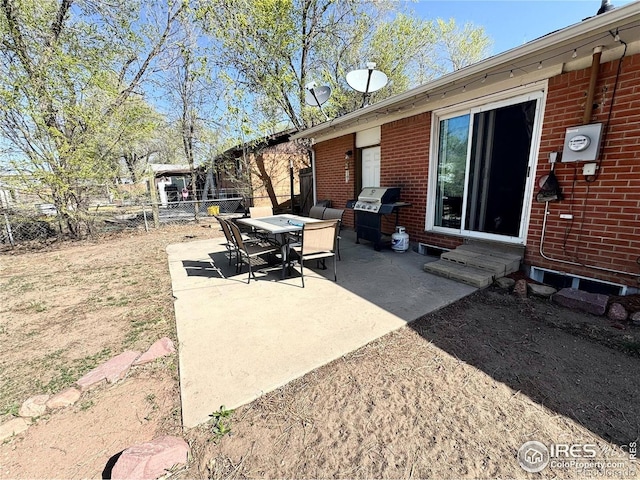 2614 Willard Dr, Colorado Springs, CO 80911 - view of patio / terrace featuring entry steps and a grill