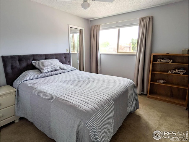 1545 S Vivian St, Longmont, CO 80501 - bedroom with carpet and a textured ceiling