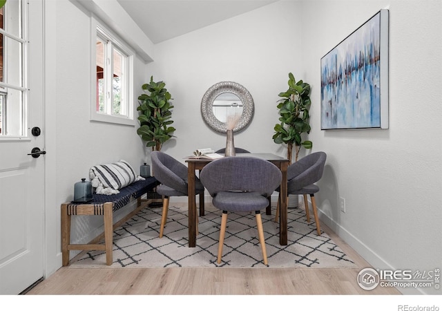 5329 Flower Cir, Arvada, CO 80002 - dining room with wood finished floors and baseboards