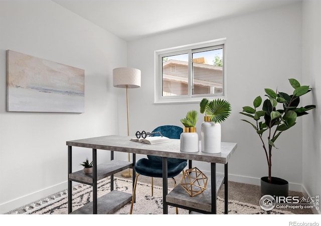 5329 Flower Cir, Arvada, CO 80002 - office with baseboards and carpet floors