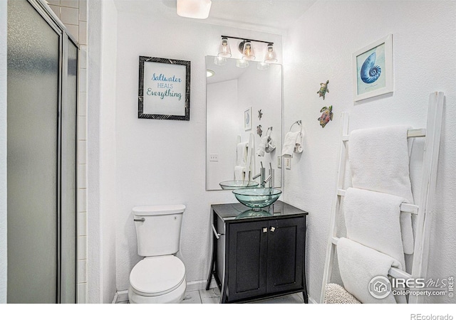 3525 Auntie Stone St Unit 7, Fort Collins, CO 80526 - full bathroom with vanity, an enclosed shower, and toilet