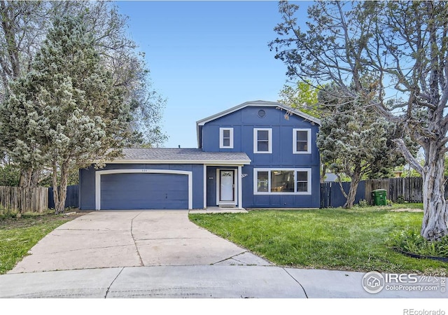 624 Hanna St, Fort Collins, CO 80521 - traditional-style home featuring a garage and driveway
