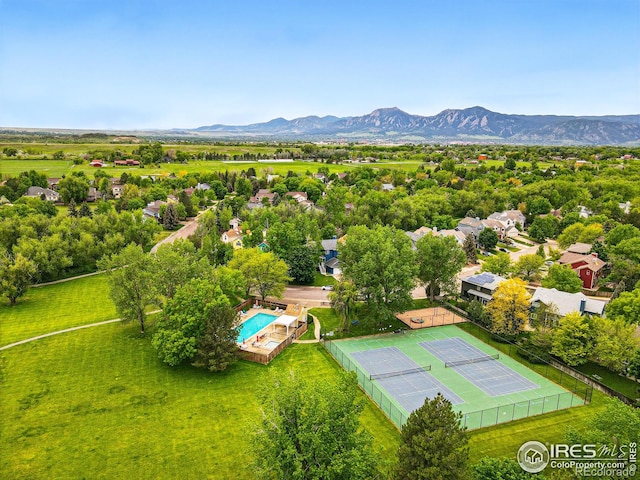 4489 Wellington Rd, Boulder, CO 80301 - bird's eye view of mountains and a pool