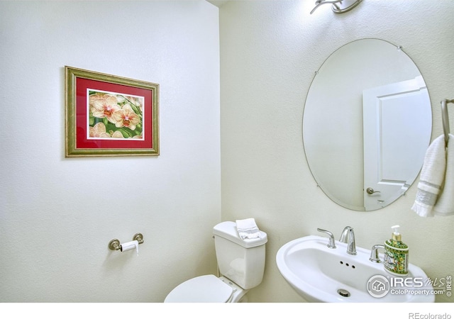 1240 Wren Ct Unit B, Longmont, CO 80501 - half bathroom featuring toilet and a sink