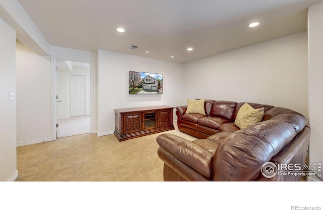 2139 Andrews St, Fort Collins, CO 80528 - carpeted living area with recessed lighting and baseboards