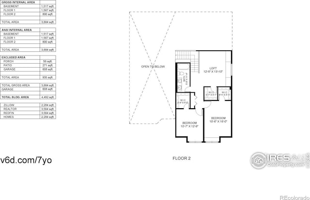 2139 Andrews St, Fort Collins, CO 80528 - floor plan / room layout