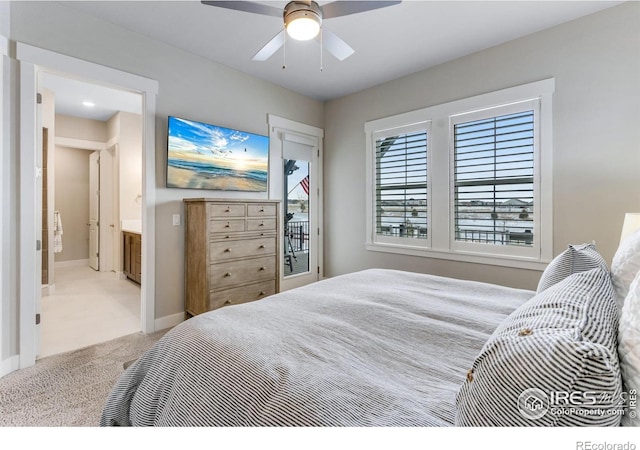 4268 Ardglass Ln, Timnath, CO 80547 - carpeted bedroom with baseboards and a ceiling fan