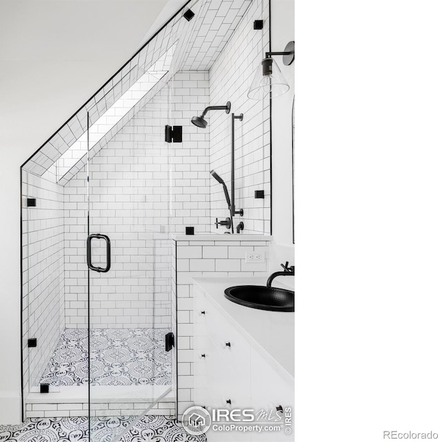 920 Hawthorn Ave, Boulder, CO 80304 - full bath featuring a stall shower and vanity