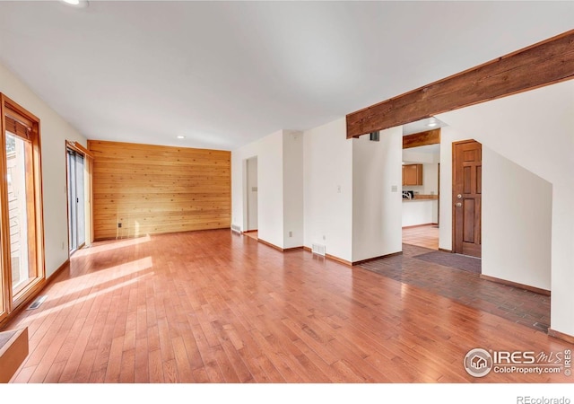 4570 Macarthur Dr, Boulder, CO 80303 - unfurnished room with wood-type flooring, recessed lighting, and baseboards
