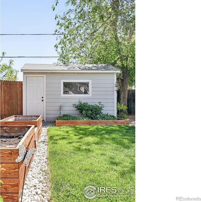 8290 Chase Way, Arvada, CO 80003 - view of outbuilding featuring a garden