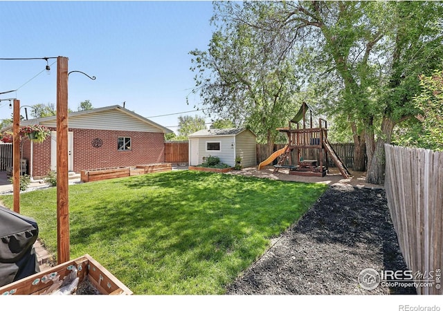 8290 Chase Way, Arvada, CO 80003 - view of yard featuring a playground
