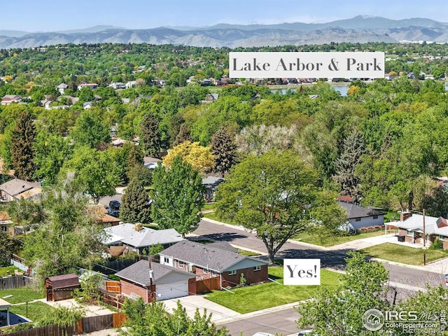 8290 Chase Way, Arvada, CO 80003 - aerial view of a mountain backdrop