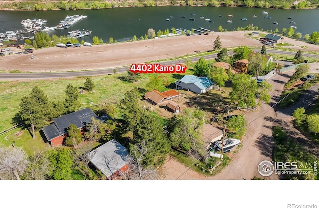 4402 Kano Dr, Fort Collins, CO 80526 - drone / aerial view of a nearby body of water