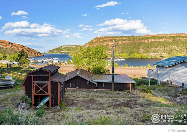 4402 Kano Dr, Fort Collins, CO 80526 - mountain view with a large body of water