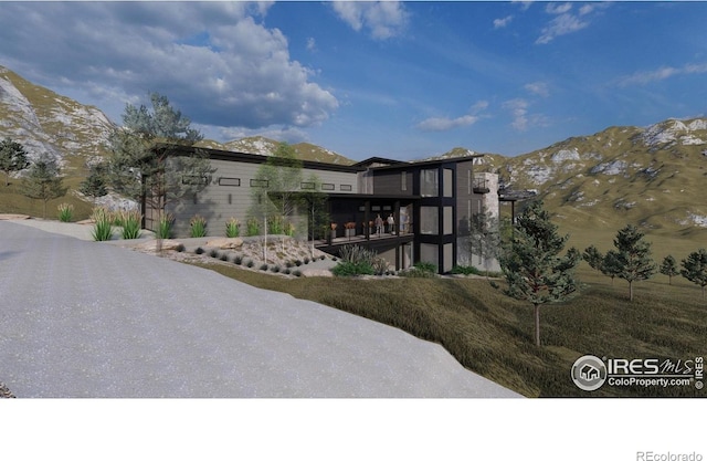 4402 Kano Dr, Fort Collins, CO 80526 - view of front facade featuring a mountain view
